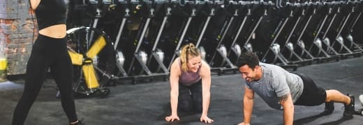 Small group personal training fun